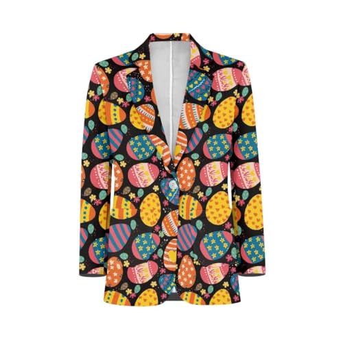 Horeset Men's Suit Jacket Casual BlazerOne Button Sport Coat Novelty Slim Fit Jacket2