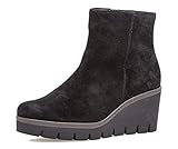 filipa ii wedge sneaker bootie Gabor Jollys Damen Stiefeletten, Keilstiefeletten, Farbe: Schwarz (schwarz (cognac)), Damen-Schuhe