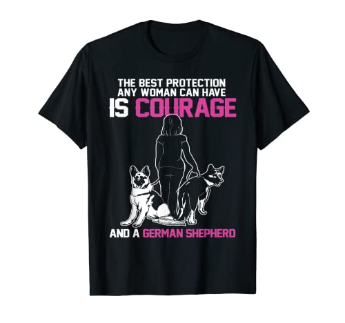 Tu pastor alemán te protegerá GSD camiseta Camiseta