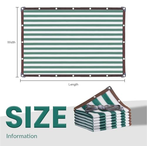 Malla de sombreo rectangular con ojales 3x14m transpirable para exterior 3