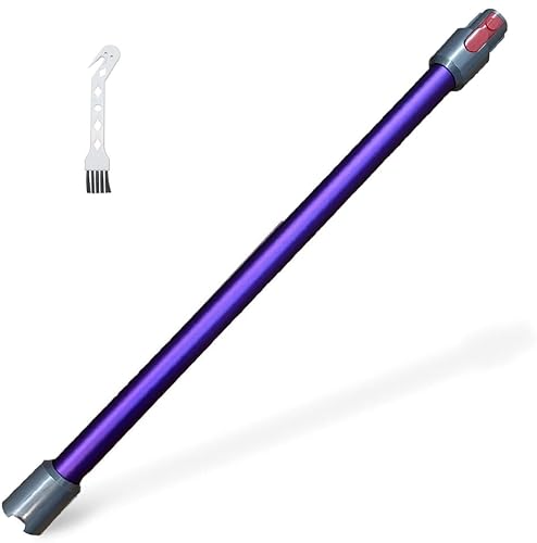 Varinha de extensão de desbloqueio rápido compatível com aspiradores Dyson V15 V11 V10 V8 V7, vareta de substituição para aspiradores, tubo de extensão de 74 cm (roxo)