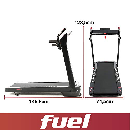FUEL Fitness LB100 Laufband für zuhause, Ultra-Slim Laufband elektrisch, klappbar mit Steigung, 14 km/h, KEIN Aufbau… – Bild 5