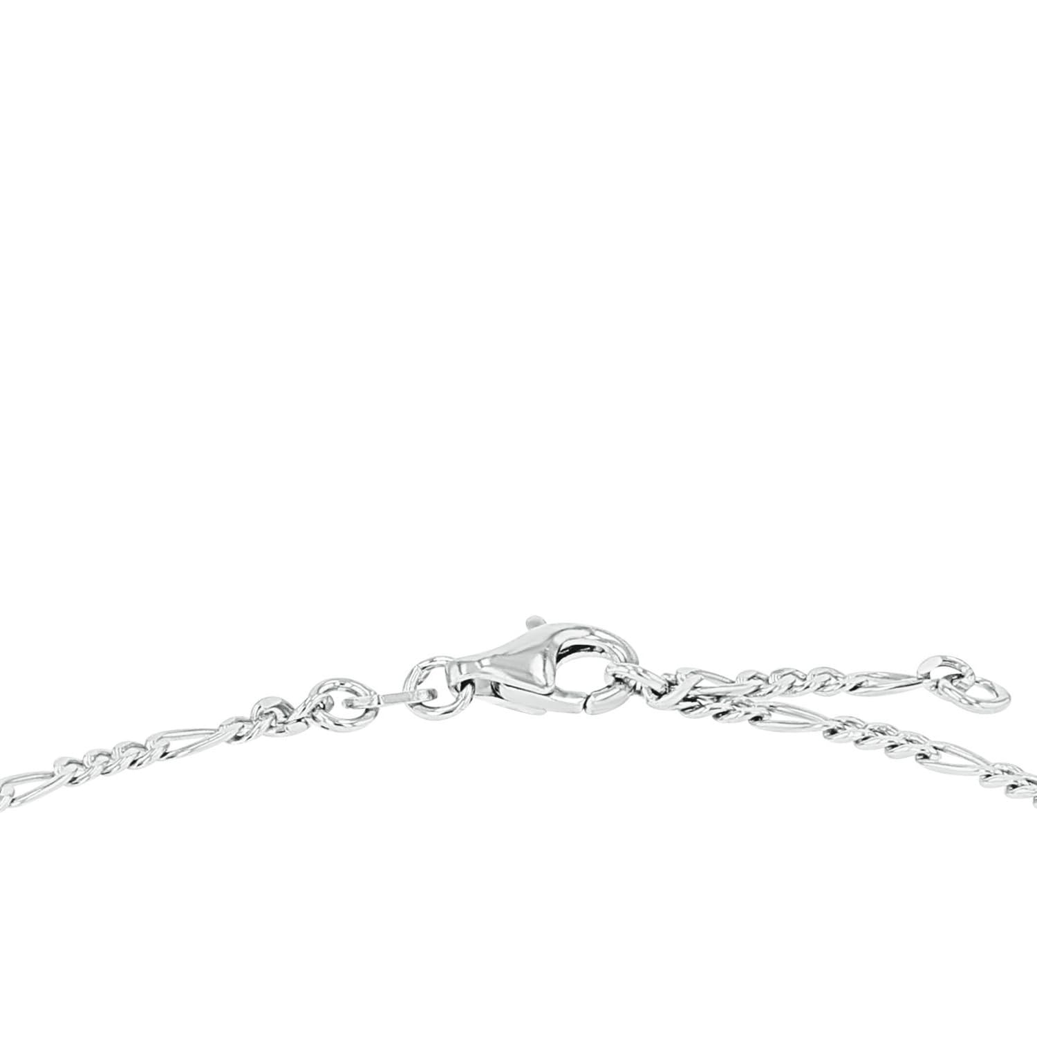 Amor Fußkette 925 Sterling Silber Damen Sommerschmuck, 25 cm, Silber, Kommt in Schmuck Geschenk Box, 2017454