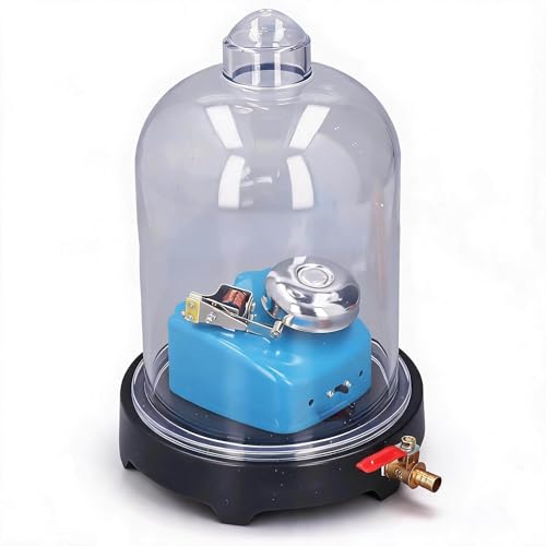 Pot en plastique de laboratoire physique pour réaliser une expérience de propagation du son