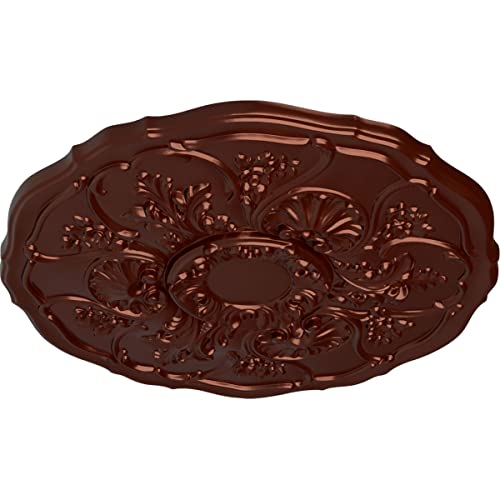 Image of Ekena Millwork CM22CNACS Ceiling Medallion, Antique Copper