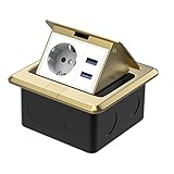 Enchufe triple: 1 * enchufe 2 * USB, el producto está hecho de aleación de aluminio con buena hermeticidad cuando la tapa está cerrada y la clasificación de impermeabilidad es IP20 (no se puede sumergir continuamente en agua).