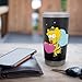 The Simpsons Maggie Simpson Cute Heart Bee Valentine’s Day Stainless Steel Insulated Tumbler