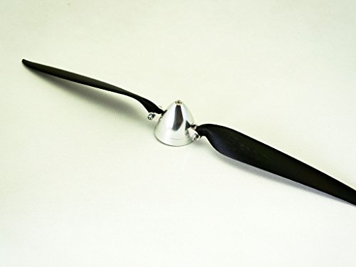Hélice plegable aerodinámica 16,5 x 10 y spinner de aluminio para avión RC