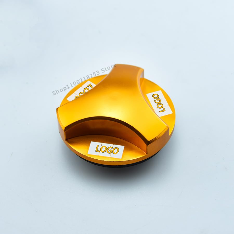 Aluminum Engine Billet Oil Filler Cap For Mitsubishi With Logo - (Color: PURPLE)