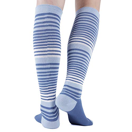 +Md 3 Pairs Bamboo Compression Socks Moisture Wicking 8-15 Mmhg For Women & Men #TOP2