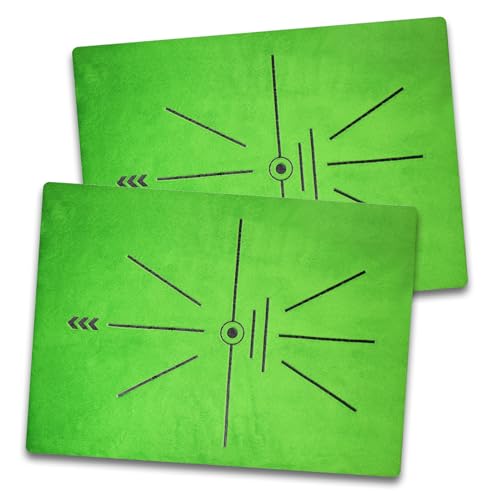 COSPORTIC Golf Hitting Mat | Golf Training Mat for Swing Path Feedback/Detection Batting | Extra...