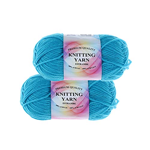 Well Krafty Premium Acrylic Yarn, Snag Free, 4 Ply for Knitting, Crochet