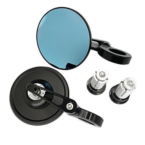 Espejos Retrovisores Universales Para Motocicleta, Redondos, De 7/8", Para Manillar De Motocicleta, 2 Unidades Por Par Espejo Moto Lateral