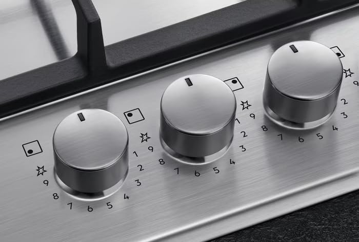 AEG HGB95522SM Acciaio inox Da incasso 90 cm Gas 5 Fornello(i)
