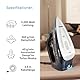 Braun TexStyle 9 SI9682 DB Dampfbügeleisen mit FreeGlide 3D Technologie, Vertikaldampf, Anti-Tropf-Funktion, Selbstreinigungsfunktion, 330 ml Einfüllöffnung, 260 g/min, 3200W, Dunkelblau