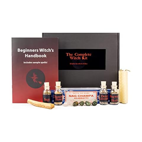 Maverick Toys Ultimate Witch Kit (Pagan) with Crystals, Herbs, Wand, Spells For Her - Gift For Women Kids Witchcraft Cover