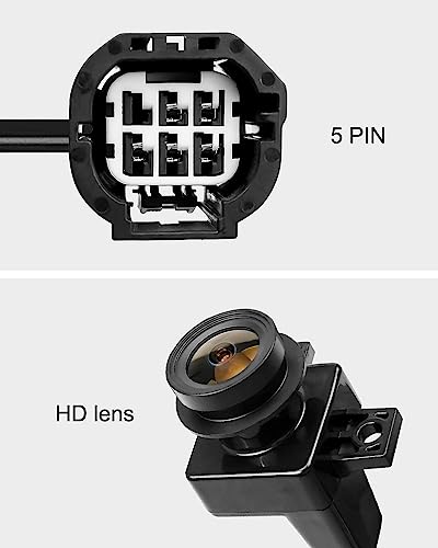 Image of Backup Camera Rear View Camera Fit for Dodge Ram 1500 2500 3500 2009-2012, Parking Assist Camera Replace 56054041AC 56054041AD