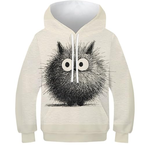 Sweat durable enfants fini les pulls usés manches longues capuche 8-10 ans
