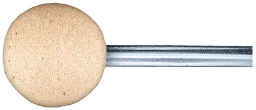 PFERD 36425 Poliflex Leather Bond Fine Grinding Point, Aluminum Oxide, Shape B121, 1/2
