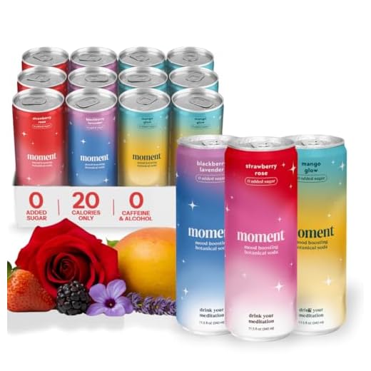 Moment Botanical Soda Soft Drink Variety Pack