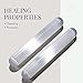 KALIFANO 2 Pack Selenite Wand with Healing & Calming Effects - High Energy Crystal Used for Cleansing and Protection (Information Card Included)