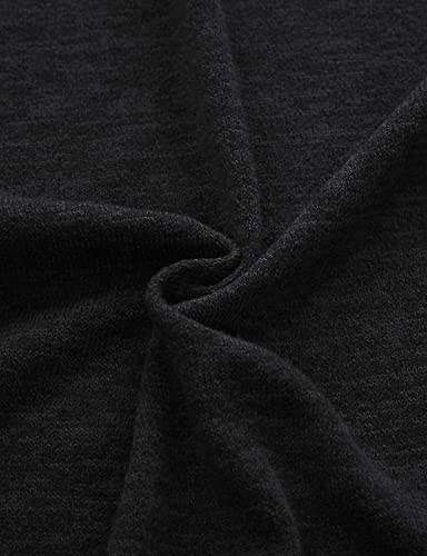 Givon DCC055-BLACK-S Mens Hooded Cardigan Long Cardigans Sweater Shawl Collar Open Front Drape Cape Cloak Gothic Clothes / Dcc055-Black-S thumb #4