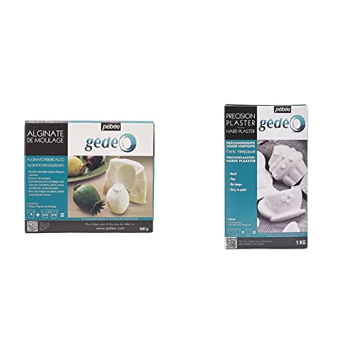 Alginate de moulage Pebeo Gedeo 500 g et plâtre dur 1 kg haute précision