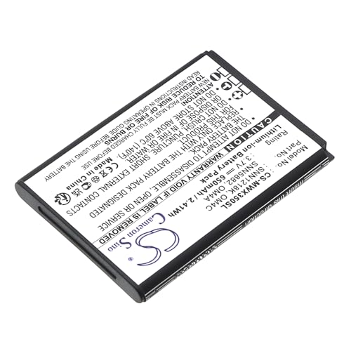 TECHTEK Batterie 650mAh Compatible avec [Motorola] EX210, EX211, Gleam, WX160, WX180, WX260, WX280, WX288, WX390, WX395 remplace OM4A, OM4C, SNN1218K, SNN5882,...
