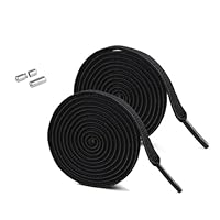 DAJING 2 Pairs Elastic Shoe Laces, No Tie Shoelaces for Adults/Kids Trainers, Sneakers, Running Shoes