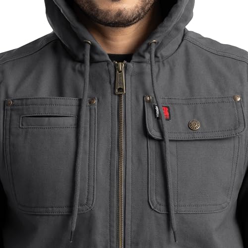 Wrangler Men's Sherpa Lined Vest with Hood3