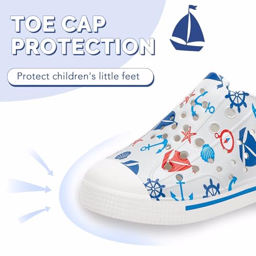 Image of EUXTERPA Toddler Water Shoes Boys Girls Summer Shoes | Kids Sandals Boys Girls Lightweight Slip On Shoes Children Breathable Quick Dry Pool Beach Sneakers