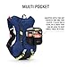USWE Moto Hydro 8L Hydration Pack with 3.0L/ 100oz Water Bladder, a High End, Bounce Free Backpack for Enduro and Off-Road Motorcycle, Black Grey