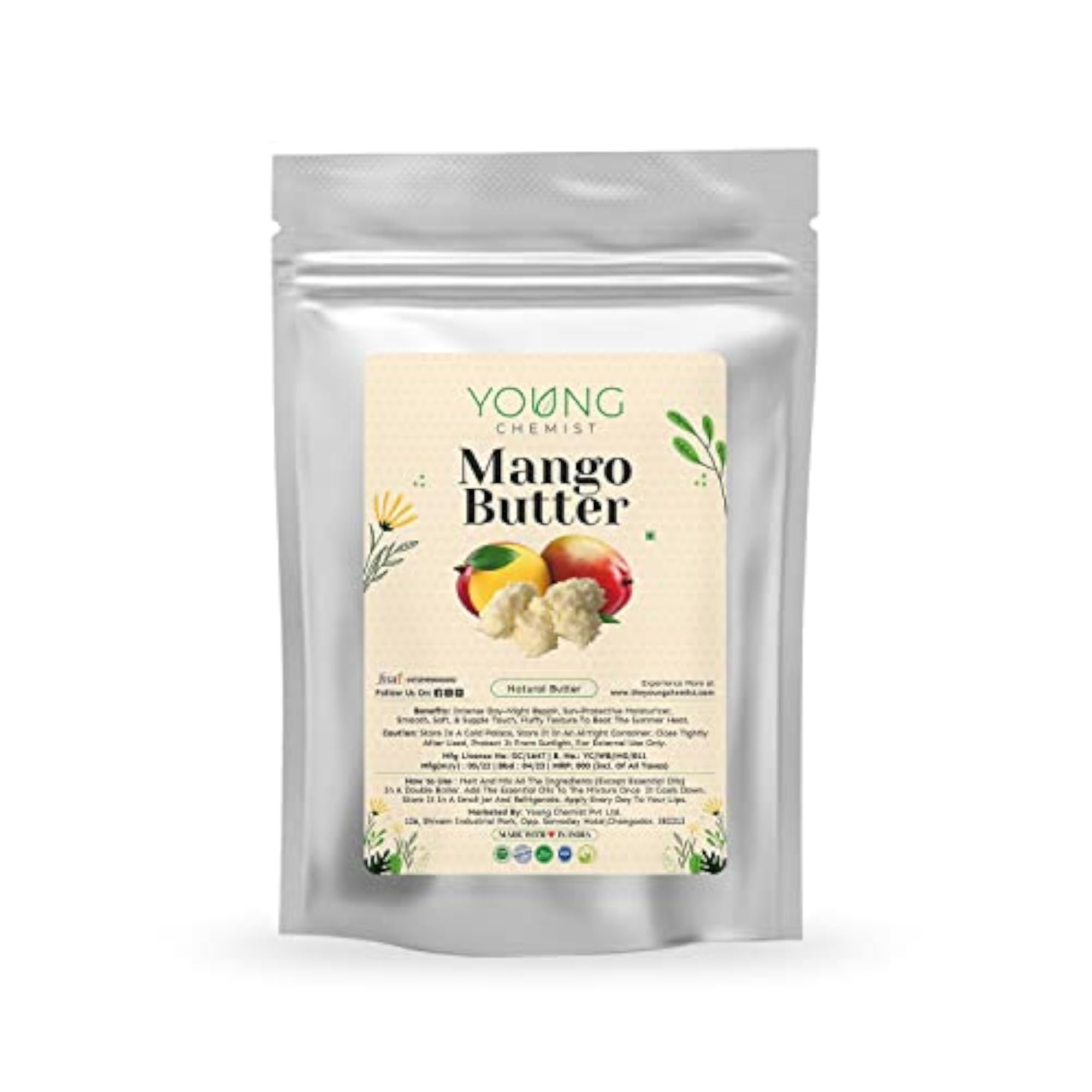 Natural Refined Mango Butter For Personal Care