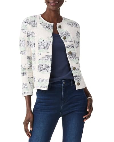 NIC+ZOE Women's Circle Sequence Knit Jacket