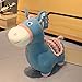 MKZHANG 50-65 cm Simpatico Asino Peluche Ripiene Kawaii Animali Giocattoli per Bambini Bambini Baby Doll Bel Regalo di Compleanno 50 cm Blu
