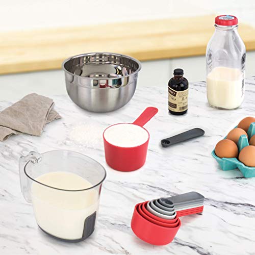 Image of Tovolo Magnetic Nested Measuring System, Ideal for Wet and Dry Ingredients, Dishwasher Safe