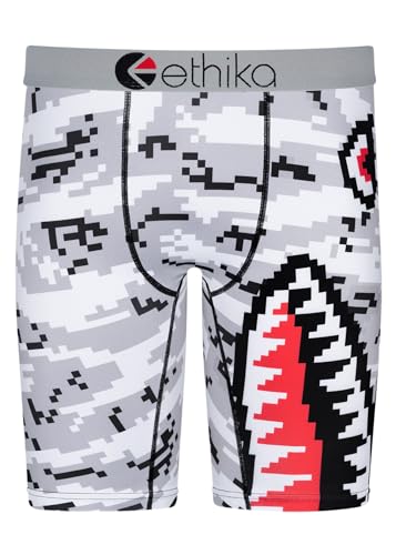 Ethika Mens Staple Boxer Brief | BMR Pixel Tiger (WGR, ...