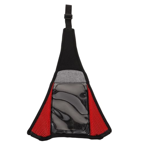 Frcolor 防汗ネット付き自転車フレームガード スマホホルダー内蔵 ブラック レッドアップグレード版 山地 室内トレーニング用快適スウェッ