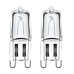 GMY Ampoule de four G9 Halogènes G9 40W 230V Tolérance 300°C Pour Neff/AEG/Smeg/Zanussi/Bosch- Paquet de 2