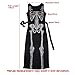 EraSpooky Women's Spider Web Skeleton Adult Halloween Costume(Black, OneSize)