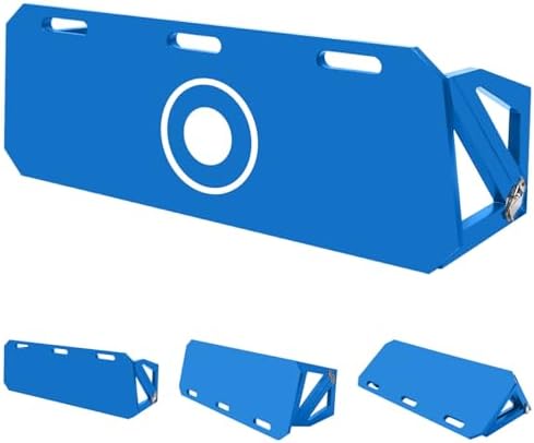 Upgrade 3-Angles Soccer Rebounder Board, Portable Soccer Wall for Adults & Kids, Foldable Soccer Training Equipment for Passing & Shooting Practice