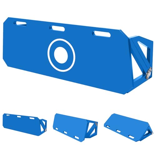 Ugnxery Upgrade 3-Angles Soccer Rebounder Board, Portable Soccer Wall for Adults & Kids, Foldable Soccer Training Equipment for Passing & Shooting Practice