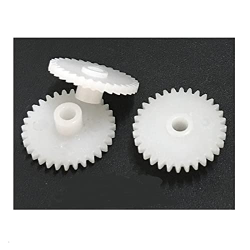 MKSIWSA Industry 323A 0.5M Gears Modulus 0.5 Tight 3MM Hole 32 Teeth Plastic Gear Motor Accessories 10PCS/LOT (Hole Diameter : 3mm Tight, Number of Teeth : 32 Teeth)
