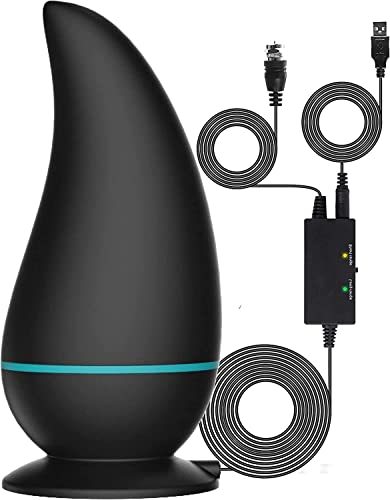 Antier Amplified Indoor Outdoor Digital Tv Antenna – Powerful Best Amplifier Signal Booster Up To 380+ Miles Range Support 8K 4K Full Hd Smart And Older Tvs With 16Ft Coaxial Cable [2022 Release] #TOP1