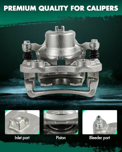 Image of SCITOO Front Right Brake Caliper With Bracket 19B2619 Compatible For Nissan For Sentra 2000-2006