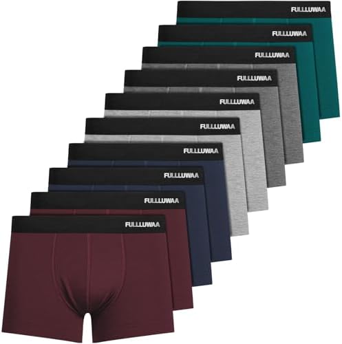 Fullluwaa Calzoncillos Hombre Boxer,Boxer Hombre Pack(Pack de 10)...