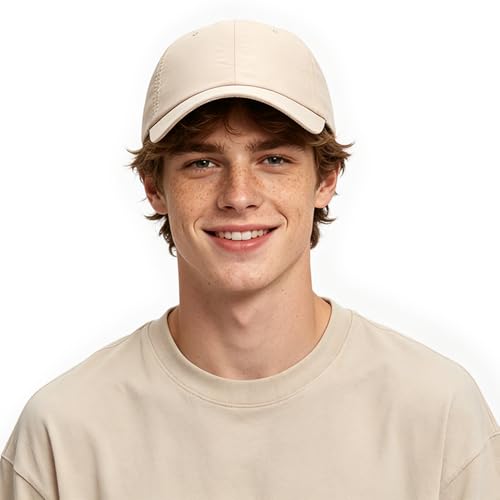 Image of Waterproof Baseball Cap Breathable UPF50+ Caps for Men Women Outdoor Sport Adjustable Rain Quick Dry Hat
