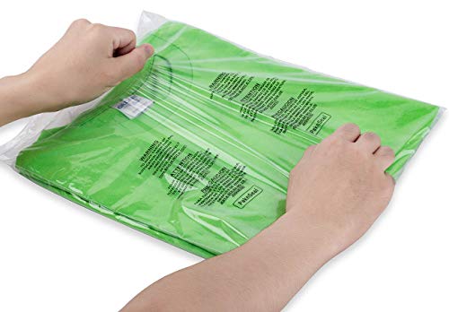 Paknseal Clear 11X14 Self Seal Poly Bags, Suffocation Warning (200 Count) #TOP4