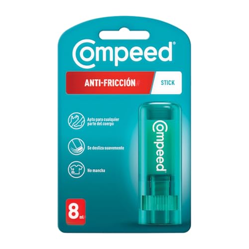 COMPEED Stick Anti-fricción, Tratamiento de Pies Fricción y Ampollas, Barra 8 ml