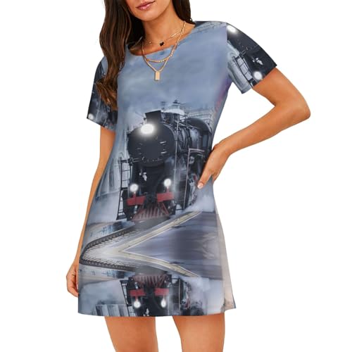 Chemise de nuit train Depart Sunset pour des soirées cocooning
